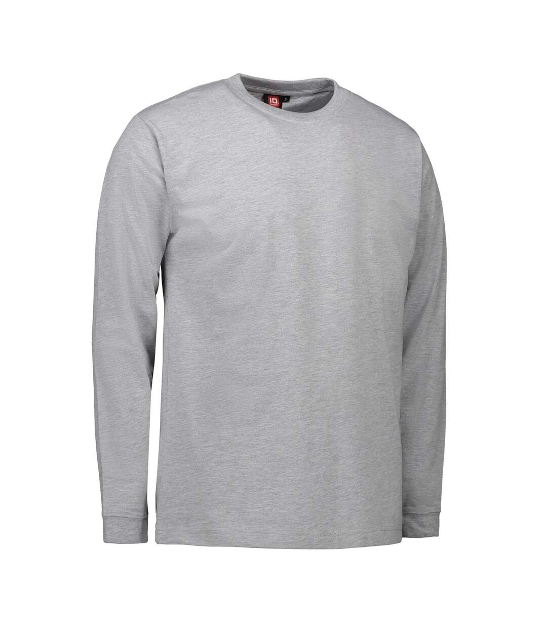 ID Mens Pro Wear Regular Fitting Long Sleeve T-Shirt (Gray melange)