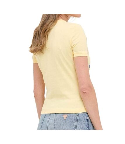 T-shirt Jaune Femme Guess 1981 - L