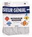 Boxer Homme humoristique MONSIEUR MADAME Ultra confort Pack de 2 Boxers 0140 MR GENIAL