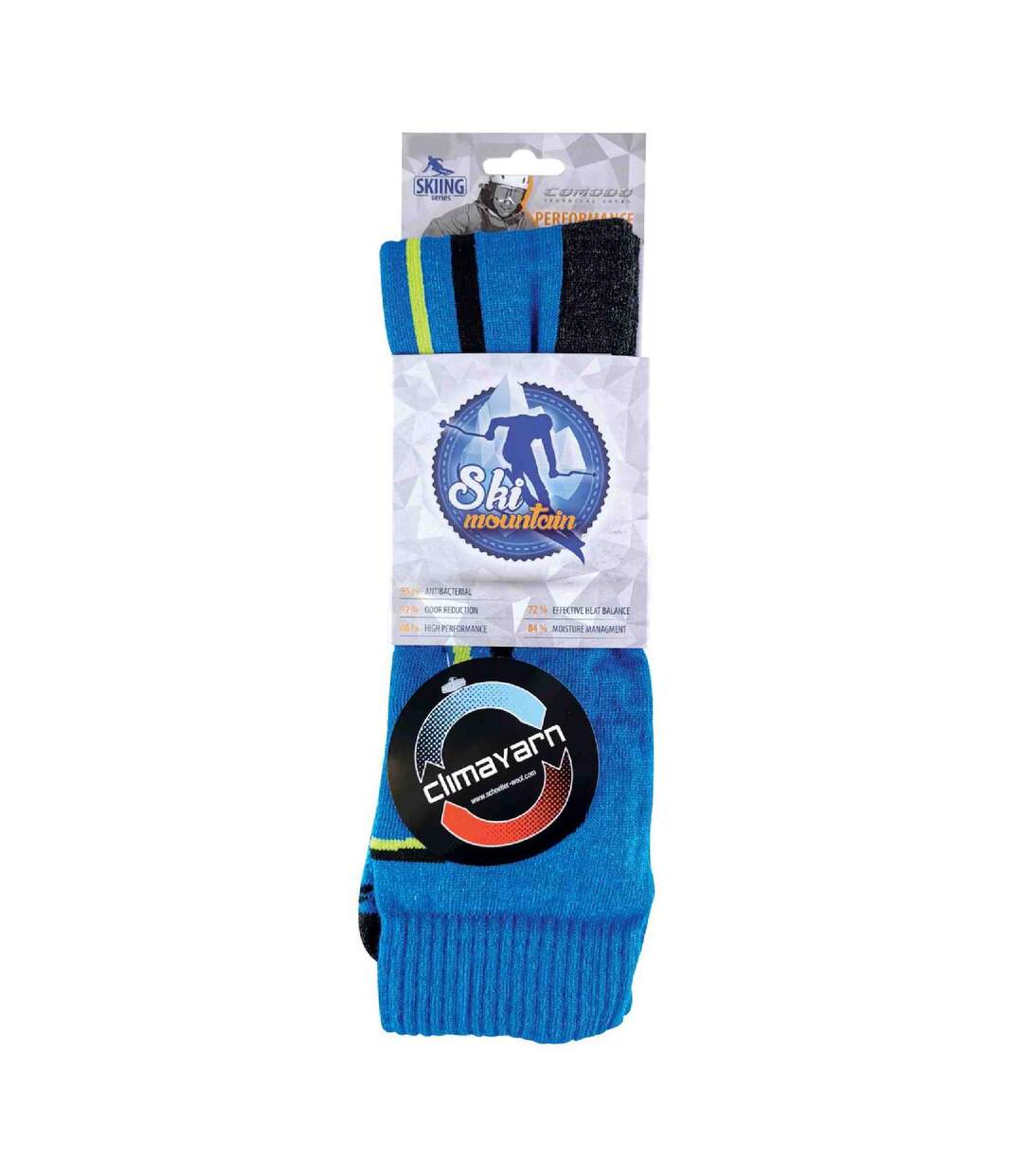 Chaussettes de Ski Snowboard Hautes Laine Mérinos-2