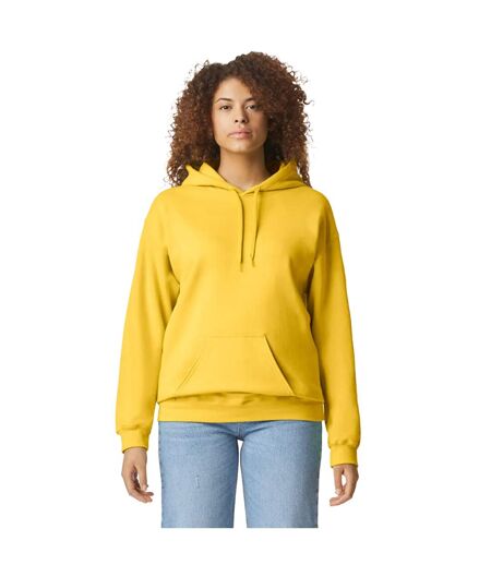 Sweat À Capuche Adulte Jaune Marguerite Gildan