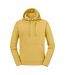 Sweat À Capuche Motif/style Uni Authentic Homme Jaune Foncé Russell-1