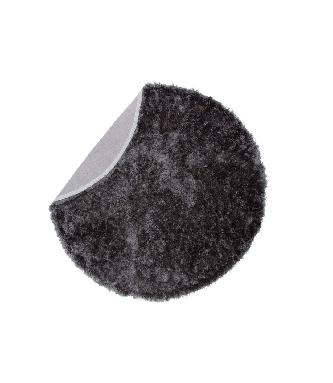 Tapis Rond Design Natta 200cm Gris Foncé-2