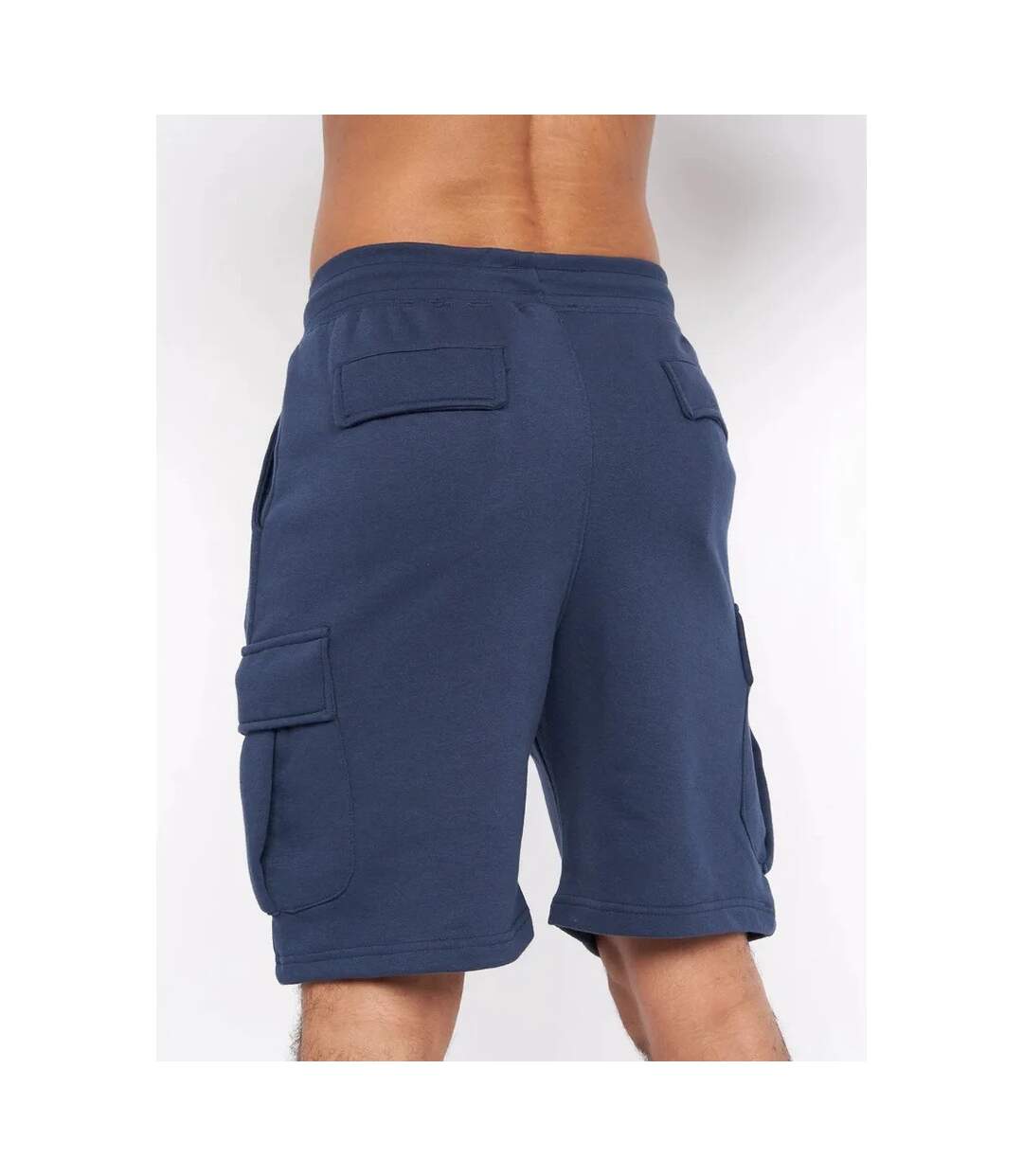 Short Cargo Seagaro Homme Bleu Foncé Crosshatch-2