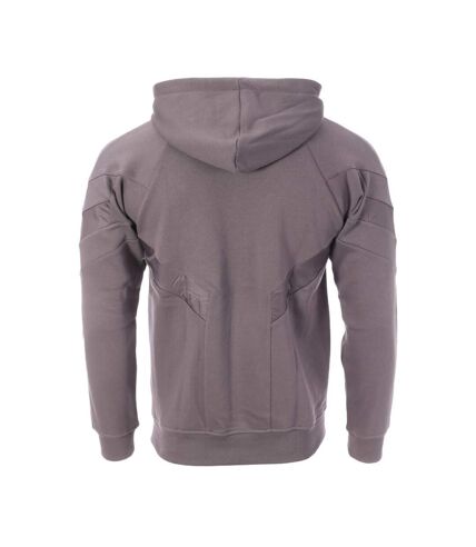 Sweat à Capuche Gris Homme Adidas Overl - M