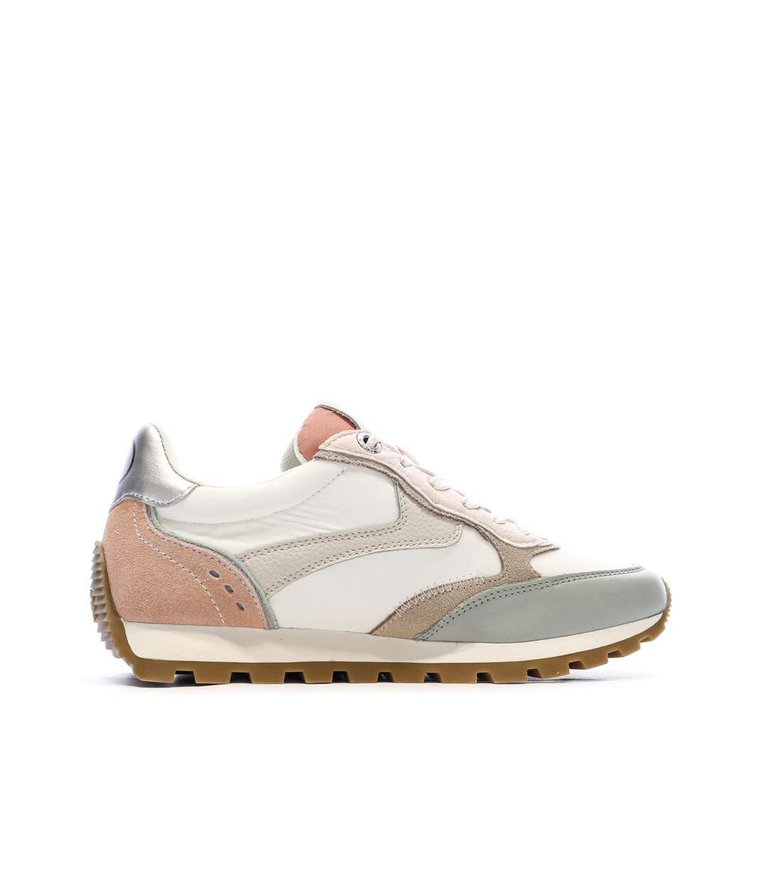 Baskets blanches/roses/bleu femme chaussures piel-2