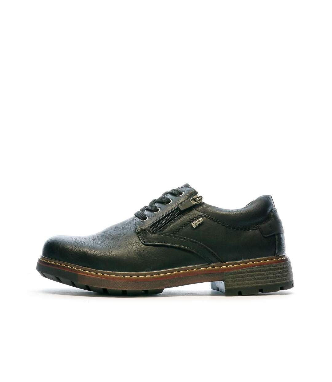 Derbies noir homme relife vigorde-1
