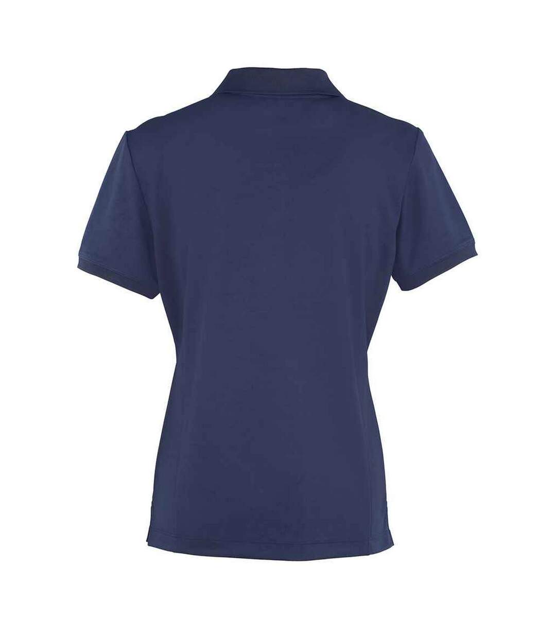 Polo coolchecker femme bleu marine Premier-2