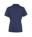 Polo coolchecker femme bleu marine Premier