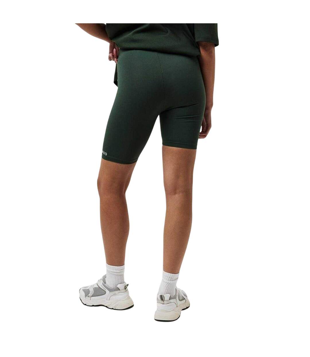 Womens/ladies Jersey Logo Slim Cycling Shorts Khaki USA Pro-2