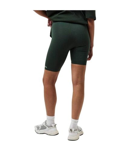 Womens/ladies Jersey Logo Slim Cycling Shorts Khaki USA Pro