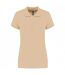 Kariban Womens/Ladies Pique Polo Shirt (Light Sand)