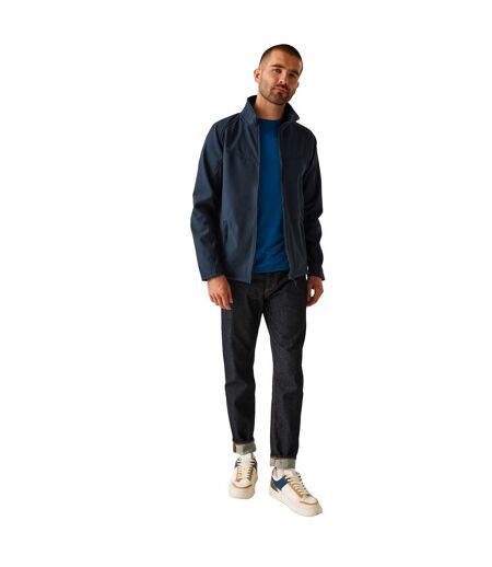 Mens Uproar Soft Shell Jacket Navy Regatta Professional
