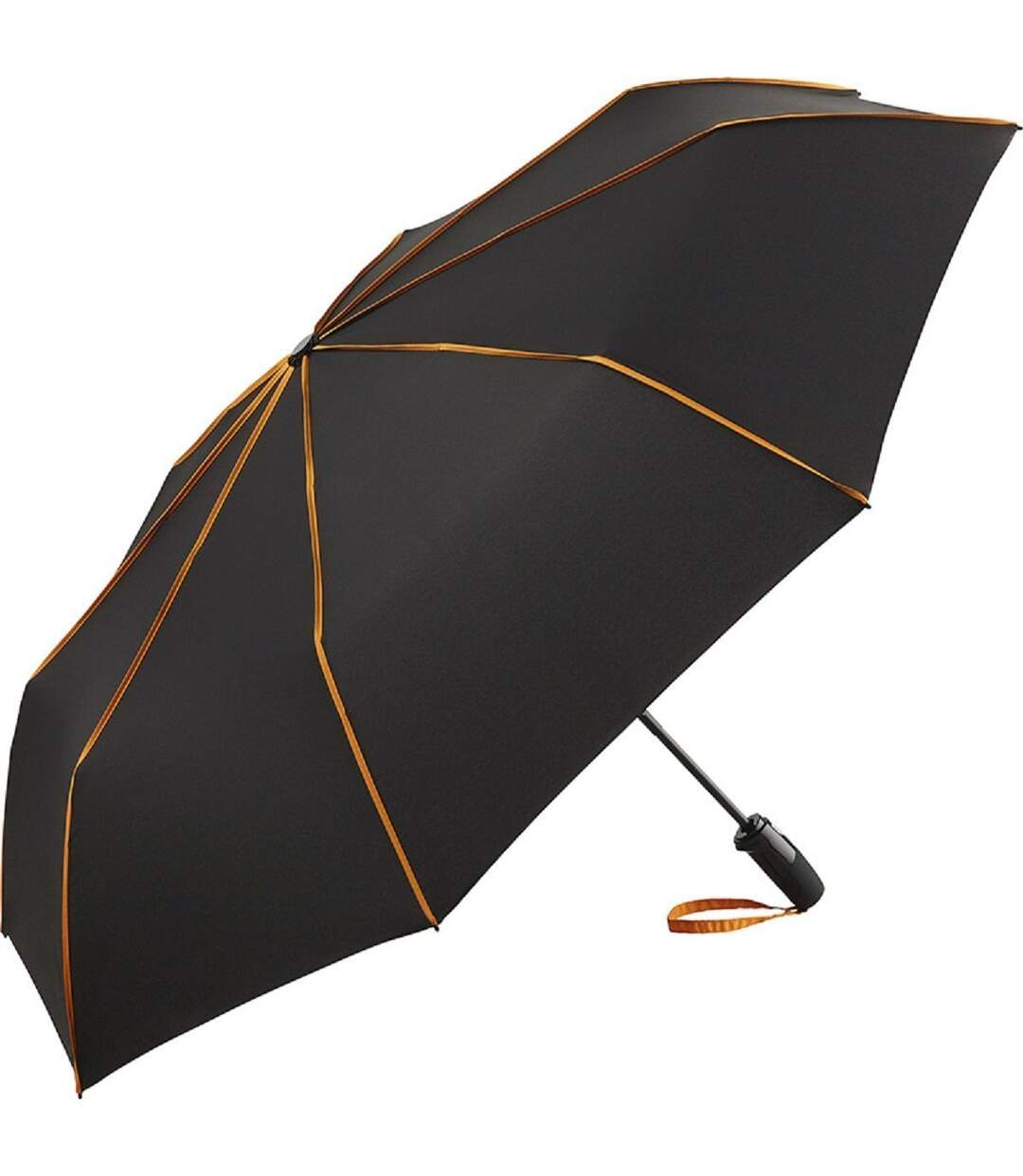 Parapluie de poche FP5639 - noir et orange-1