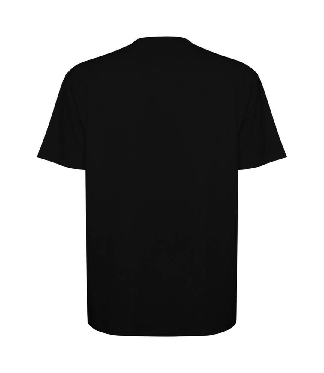 T-shirt Manches Courtes Bull Adulte Noir Uni Roly-2