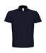 Mens id.001 cotton polo shirt navy B&C