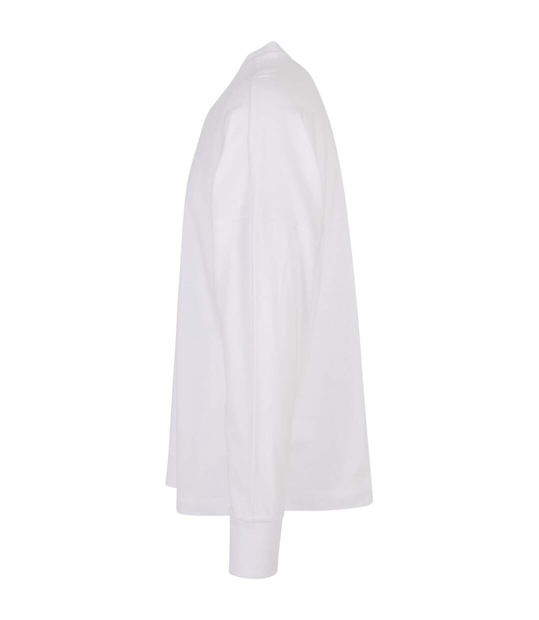 T-shirt Manches Longues Homme Blanc Build Your Brand-3