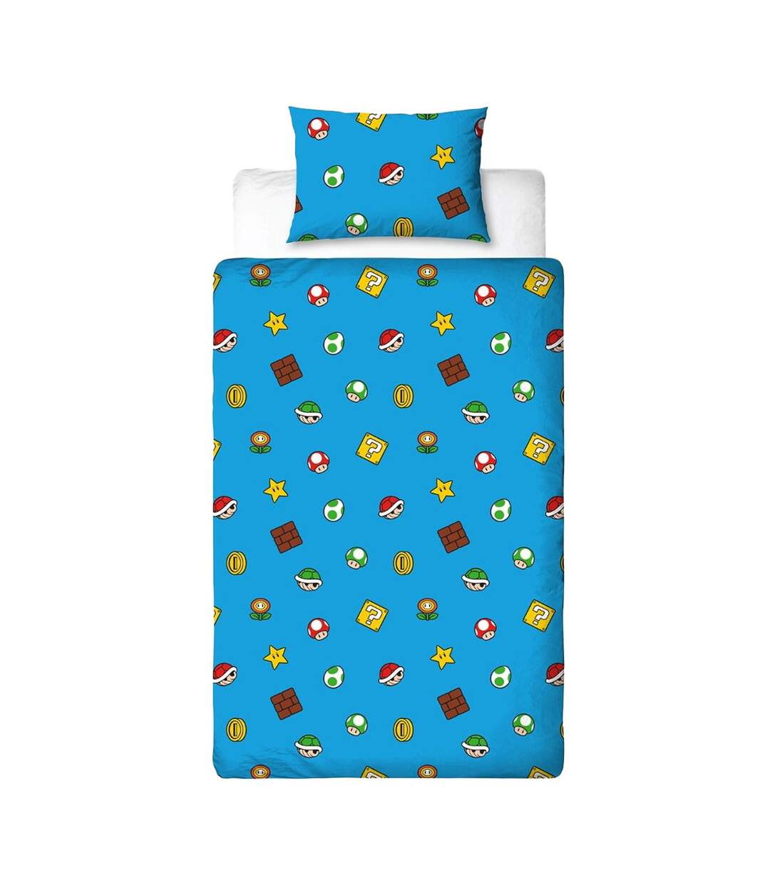 Splitter Single Duvet Cover Set Multicoloured Super Mario-2