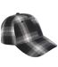 Casquette De Baseball Décontracté Motif/style Motif Écossais Homme Noir Blanc À Carreaux Brave Soul-4