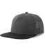 Atlantis Unisex Adult Bank 5 Panel Recycled Snapback Cap (Dark Grey/Black) - UTAB555