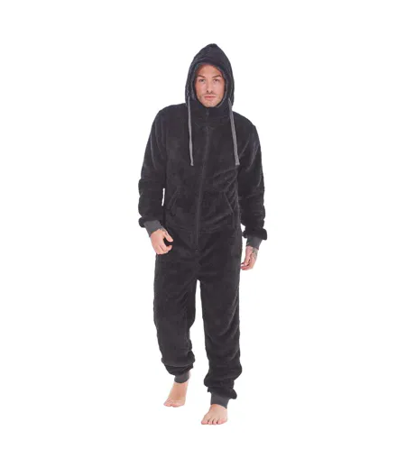 Combinaison Motif/style À Capuche Homme Noir Keanu