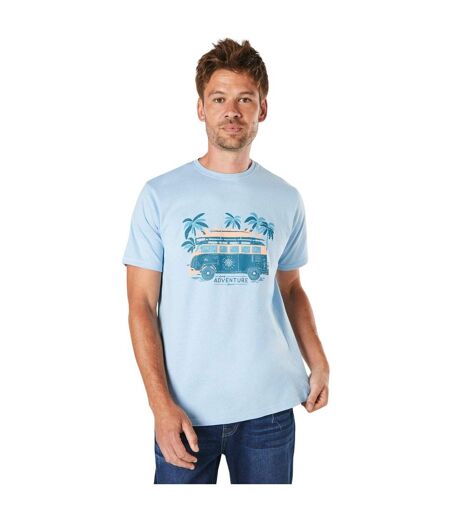 T-shirt homme bleu Maine