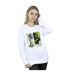 Disney Sweatshirt Lightyear Buzz Tech Panel Femme/Ladies (Blanc) - UTBI25030-2