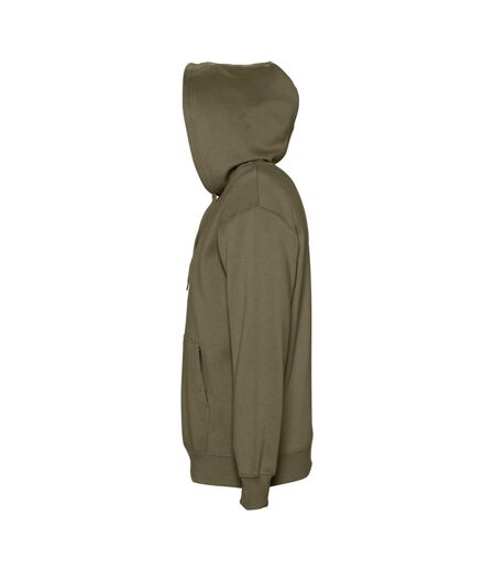 SOLS Slam Unisex Hooded Sweatshirt / Hoodie (Army) - UTPC381