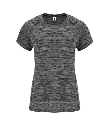 T-shirt Austin Femme Noir Chiné Roly
