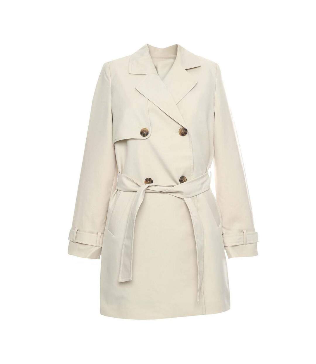 Trench Femme Blanc Cassé Vero Moda-1