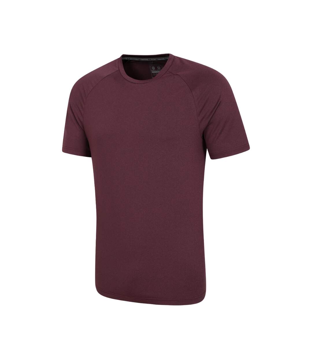 Mens agra melange t-shirt dark teal Mountain Warehouse-2
