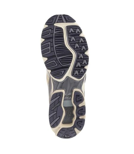 Mens Wave Rider 10 Sportstyle Leather Trainers Grey Mizuno