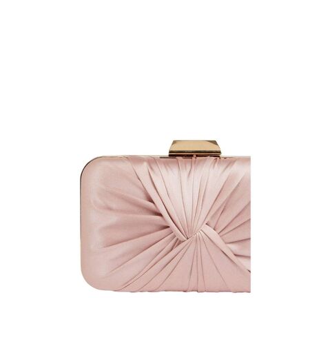 Beaut satin clutch one size blush Dorothy Perkins