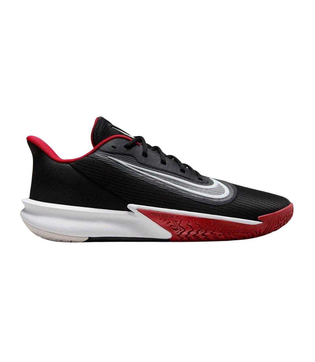 Mens Precision Vii Basketball Trainers Black White Red Nike-1
