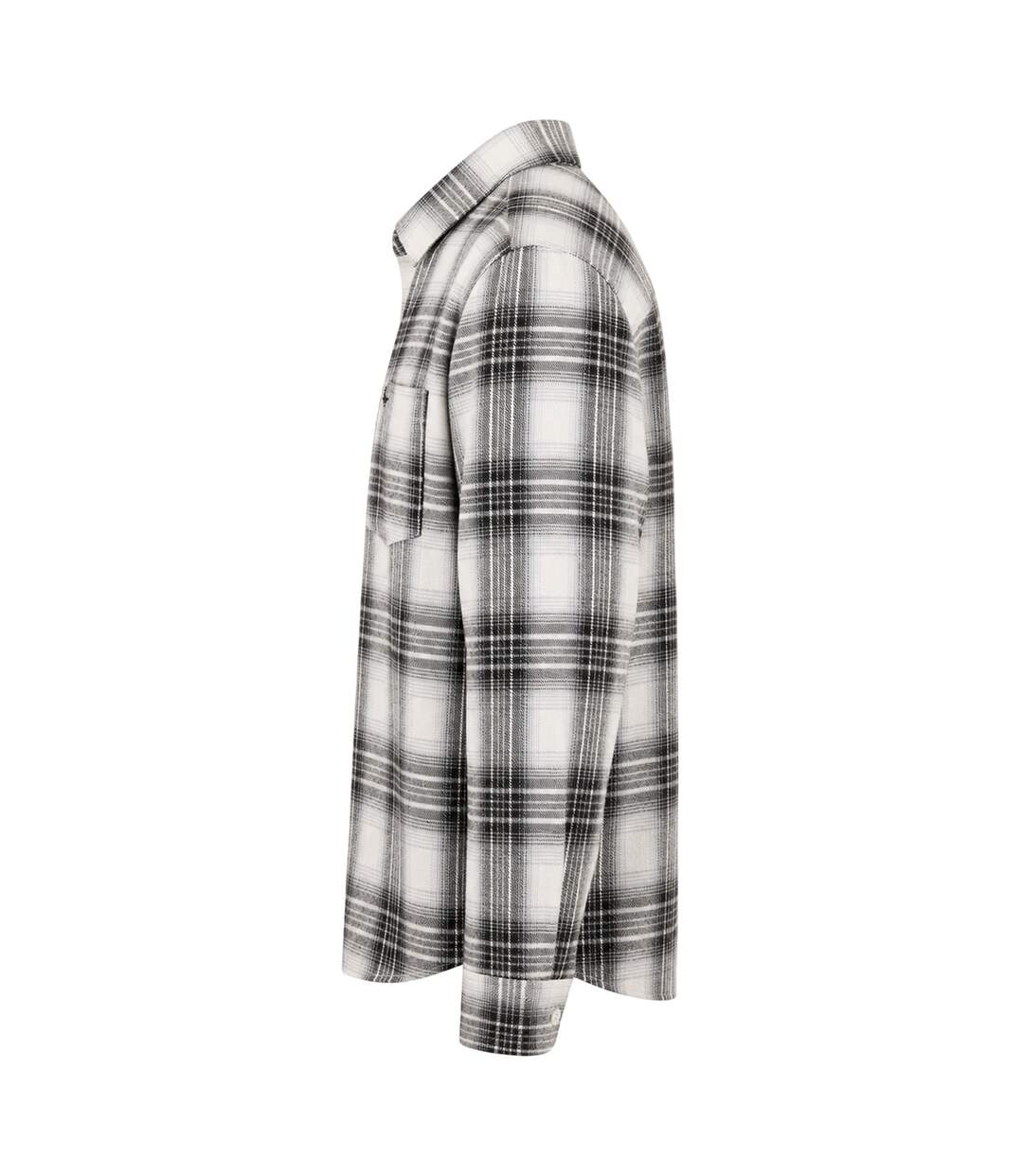 Chemise Manches Longues Motif/style Motif Écossais Homme Blanc Cassé Jack Wills-4