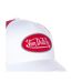 Casquette baseball homme Von Dutch BM Blanc filet rouge Vondutch-3