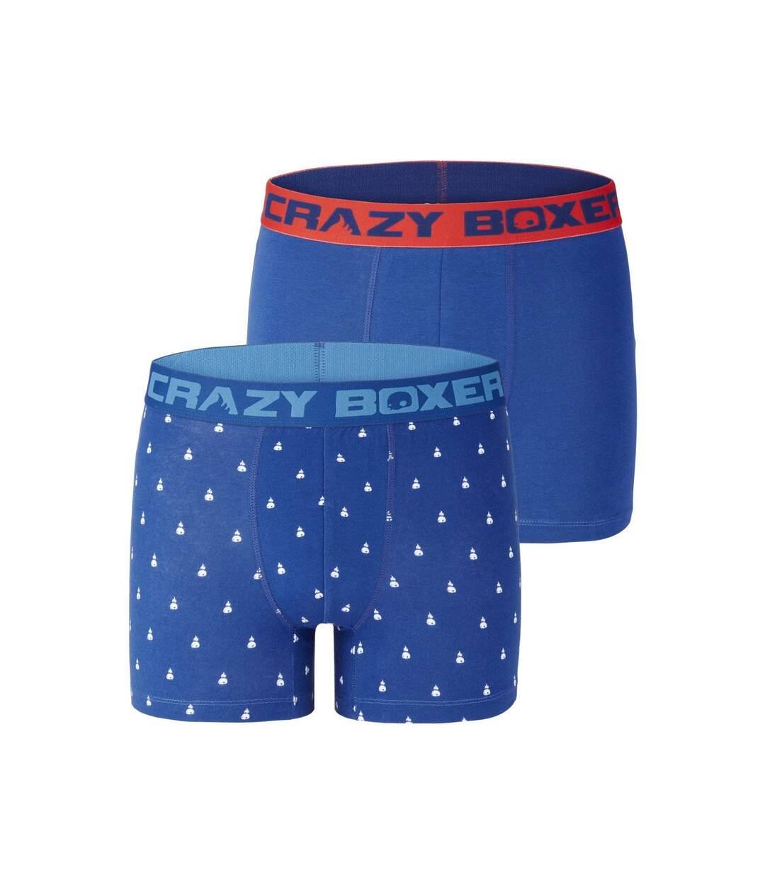 Lot de 2 Boxers homme en coton bio Gots Dot Crazy Boxer