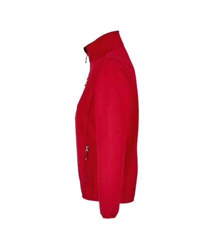 SOLS Womens/Ladies Falcon Softshell Recycled Soft Shell Jacket (Pepper Red)