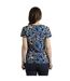 Womens/ladies merica butterflies jersey t-shirt dark blue Weird Fish-3