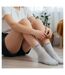 OZABI Chaussettes Femme a Paillettes Soquettes-3