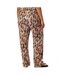 Pantalon beige à motifs femme vero moda curve easy hw wide-2
