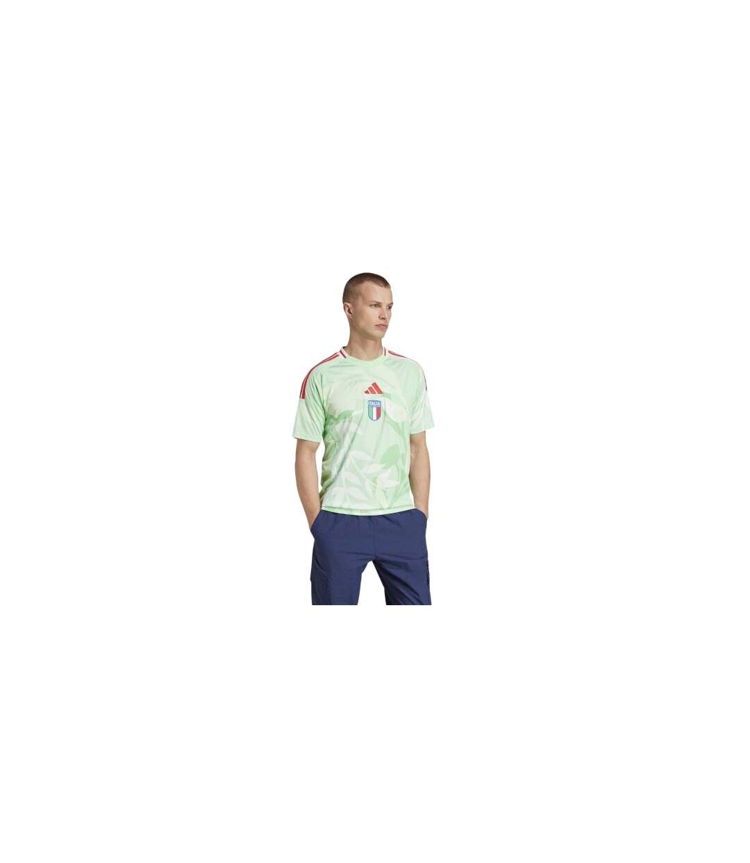 Maillot Extérieur Motif/style Italie Homme Vert Adidas-1