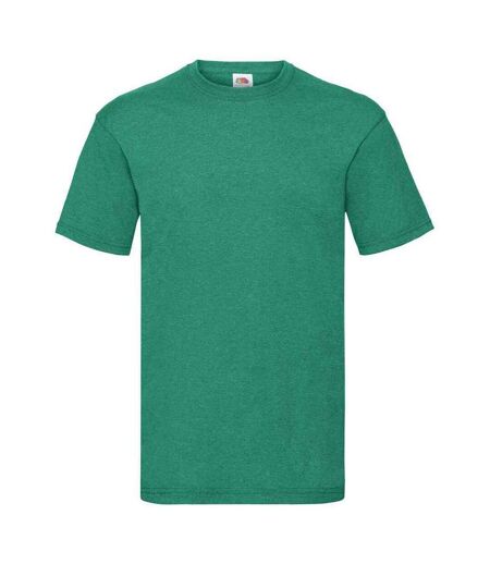 T-shirt valueweight homme vert chiné rétro Fruit of the Loom Fruit of the Loom