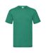 T-shirt valueweight homme vert chiné rétro Fruit of the Loom Fruit of the Loom