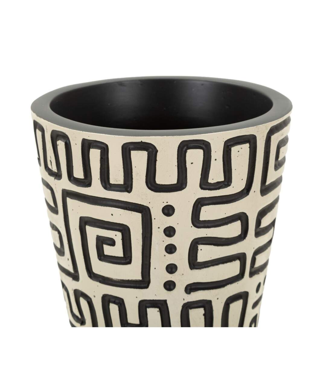 Vase Design Nairobi 65cm Blanc & Noir-3