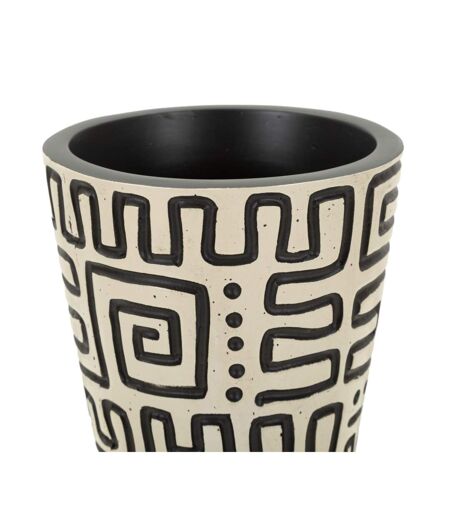 Vase Design Nairobi 65cm Blanc & Noir
