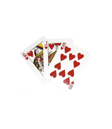 Jeu de 54 Cartes A Jouer 8cm Blanc