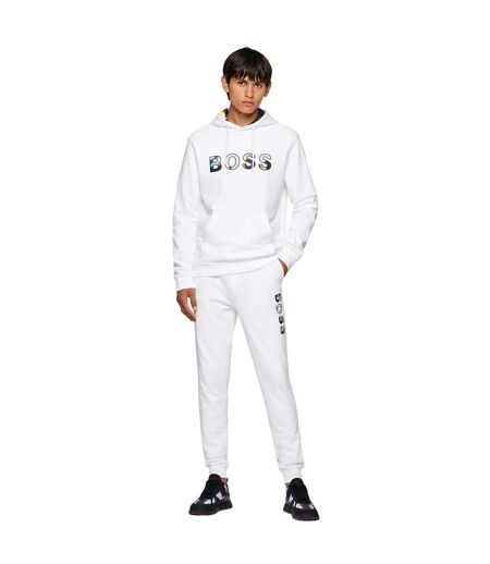 Mens Skedigital Jogging Bottoms White Boss