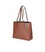 Womens/ladies tatiana tote bag & purse one size brown Dorothy Perkins