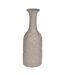 Vase Déco en Céramique Martelé 30cm Taupe-1